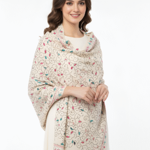 Kashida Kari Whispering Vines Shawl