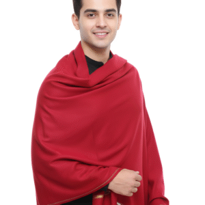he Regal Maroon Pure Wool Shawl